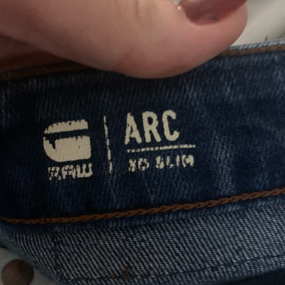 raw jeans. Mens size 31 - Picture 3 of 5